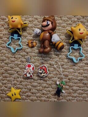 Mario Tanooki Racoon Tan Action Figure Toy - Brown